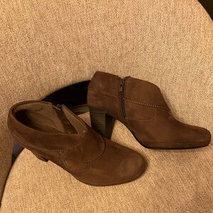 Brown Suede Ankle Boots